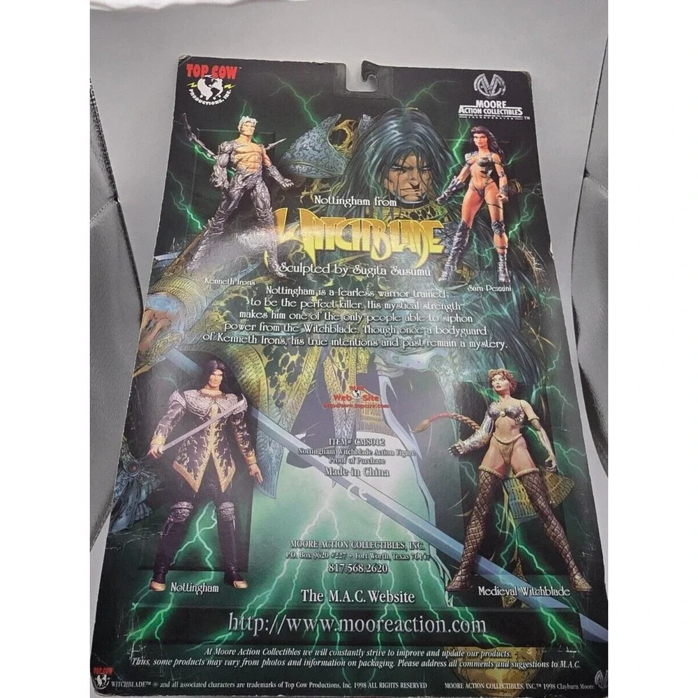 Witchblade Action Figure Ian Nottingham 1998 Moore Action Collectibles Series‎ 1